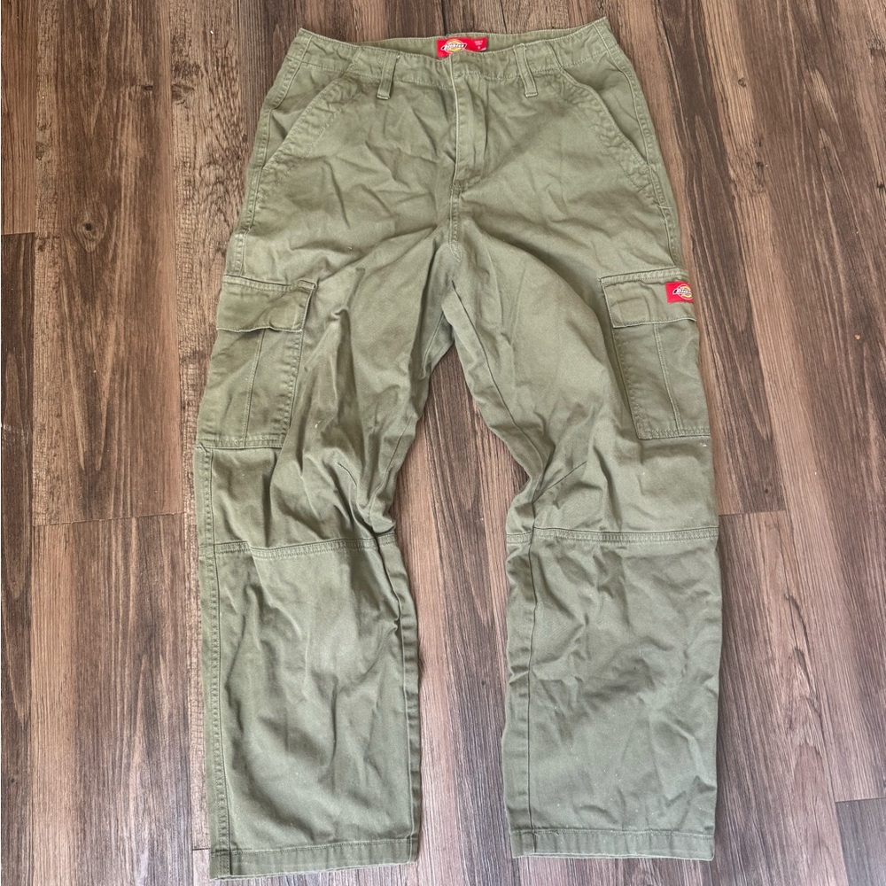 Olive Dickies Cargo Pants